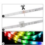100152 Ταχυσύνδεσμος 2 Ταινιών LED RGB - Connector για Όλες τις LED Ταινίες DC-12-24V 10mm RGB - Image 4