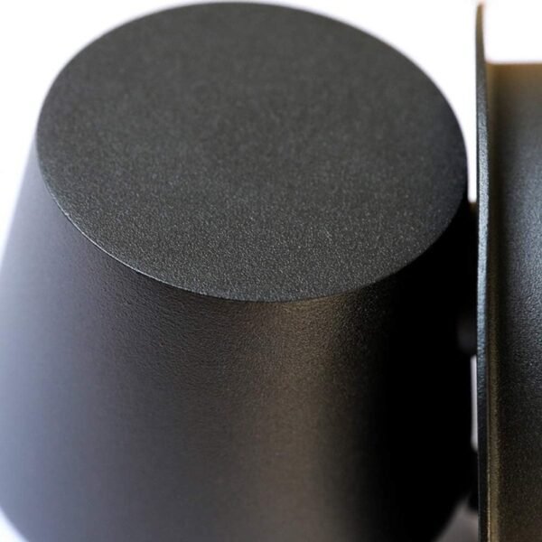 100248 Mason Διπλή Μεταλλική Απλίκα LED 12W 4000K Μαύρο - Image 4