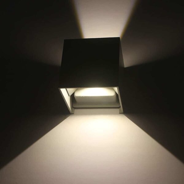 100705 ROTH Φωτιστικό Τοίχου Up & Down LED 2x6W – Θερμό Λευκό 3000K | Απλίκα Εσωτερικού & Εξωτερικού Χώρου IP44 - Image 2