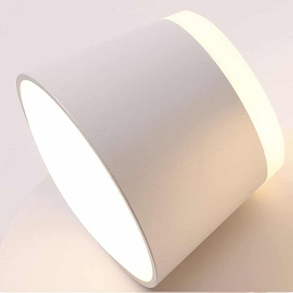 100080WH MASON Φωτιστικό Τοίχου/Απλίκα LED 6W AC 220V Λευκό Μεταλλικό Θερμό Λευκό 3000K - Image 4