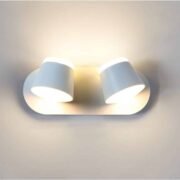 101050 Mason Διπλή Μεταλλική Απλίκα LED 12W 4000K Λευκό