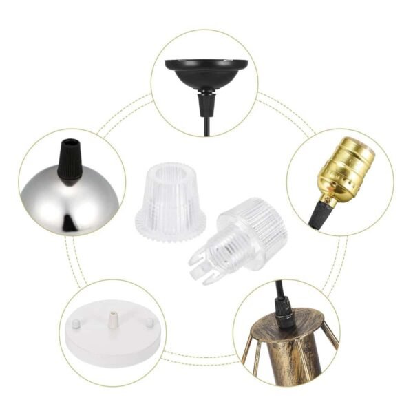 101116  Στυπιοθλίπτης - Στήριγμα Καλωδίου για Ροζέτα Λευκό - Image 4