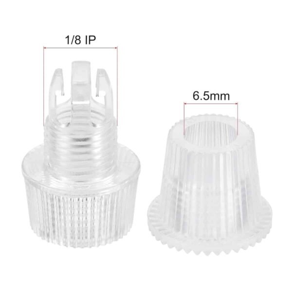 101116 Στυπιοθλίπτης - Στήριγμα Καλωδίου για Ροζέτα Διαφανο - Image 2