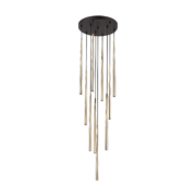 TK LIGHTING PENDANT PIANO 10118 10XG9 BLACK/GOLD