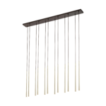 TK LIGHTING PENDANT PIANO 10119 12XG9 BLACK/GOLD
