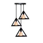 101321 PYRAMID Μεταλλικό Κρεμαστό φωτιστικό 1ΧΕ27 25cm - Image 4