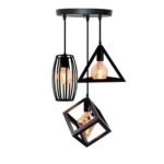 101321 PYRAMID Μεταλλικό Κρεμαστό φωτιστικό 1ΧΕ27 25cm - Image 3