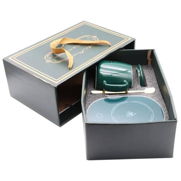 101434 Κούπα Με Θερμαινόμενη Βάση 380ml Πράσινο - Image 3