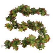 101438 Τεχνητό Φυτό Διακοσμητική Γιρλάντα με 36 Φύλλα Maple