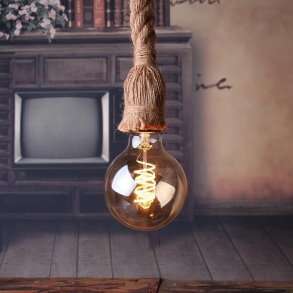 101493 CELESTIAL Κρεμαστό Φωτιστικό Σχοινί 1.50μ - Vintage Στυλ - Image 2