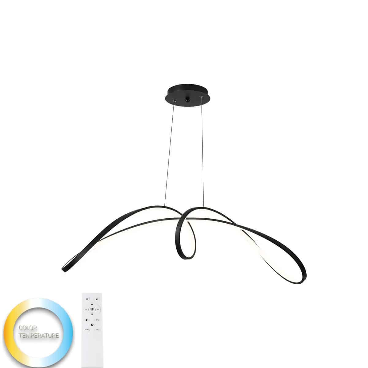 101495-Luna-Κρεμαστό-Φωτιστικό-Οροφής-Dimmable-80W-CCT-με-χειριστήριο-1 101495 Luna Κρεμαστό Φωτιστικό Οροφής Dimmable 80W CCT με χειριστήριο - Image 1