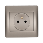 RHYME FRENCH TYPE SOCKET GREY METALLIC