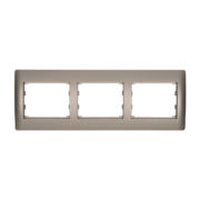 RHYME ΠΛΑΙΣΙΟ ΤΡΙΠΛΟ ΓΚΡΙ ΜΕΤΑΛΛΙΖΕ