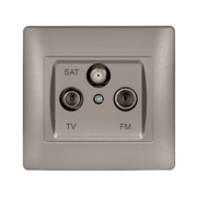 RHYME ΠΡΙΖΑ ТV+FM+SAT ΓΚΡΙ ΜΕΤΑΛΛΙΖΕ