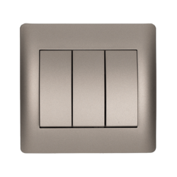 RHYME ΔΙΑΚΟΠΤΗΣ ΤΡΙΠΛΟΣ СХ.1 ΓΚΡΙ ΜΕΤΑΛΛΙΖΕ