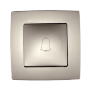 Elmark Διακόπτης Κουδουνιού Σαμπανιζέ Μεταλλιζέ – CITY (190182)