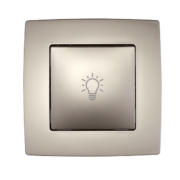 Elmark Μπουτόν Κλιμακοστασίου Σαμπανιζέ Μεταλλιζέ – CITY (190184)