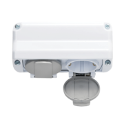 ΔΙΠΛΗ ΠΡΙΖΑ ΣΟΥΚΟ 16А 250V ΛΕΥΚΟ, IP44