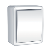 ΜΟΝΟΣ ΔΙΑΚΟΠΤΗΣ ΜΕΣΑΙΟΣ IP44 ΛΕΥΚΟΣ