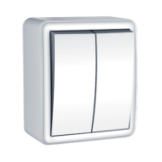 ΔΙΑΚΟΠΤΗΣ ΚΟΜΜΥΤΑΤΕΡ ΑΠΛΟΣ IP44 ΛΕΥΚΟΣ