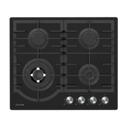ELMARK EL-60GH096W GLASS GAS HOB WITH WOK 60CM