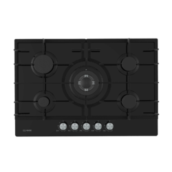 ELMARK EL-75GQ095 GLASS GAS HOB 75CM