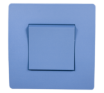 EL BASIC TG101 1 BUTTON 1 WAY SWITCH BLUE-OLD