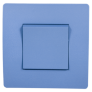 EL BASIC TG101 1 BUTTON 1 WAY SWITCH BLUE-OLD