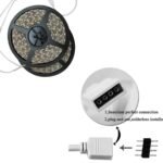 101350 Ταχυσύνδεσμος Τροφοδοσίας Splitter 1 σε 4 – 4 PIN Female για Ταινίες LED RGB 10mm - Image 2