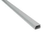 2m. 15X10 PLASTIC CABLE TRUNKING CT2 GREY