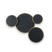 91242 Ξύλινο Διακοσμητικό Τοίχου Spheres BL 73x4x60CM