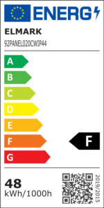 LED ΠΑΝΕΛ 48W 6400K 595x595mm IP44 ΛΕΥΚΟ ΠΛΑΙΣΙΟ - Image 2