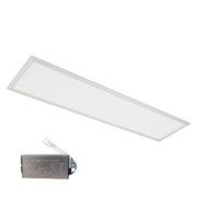 LED ΠΑΝΕΛ 48W 4000K 295x1195mm IP54 ΛΕΥΚΟ ΠΛΑΙΣΙΟ +ΜΠΑΤΑΡΙΑ ΑΣΦΑΛΕΙΑΣ