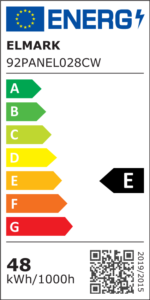 LED ΠΑΝΕΛ 48W 6400K 595X595MM UGR<19 ΛΕΥΚΟ ΠΛΑΙΣΙΟ - Image 2