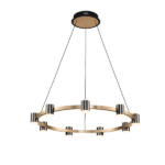 AXEL LED ΠΟΛΥΦΩΤΟ 72W 3000K ΜΑΥΡΟ/ΧΡΥΣΟ