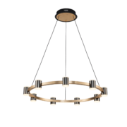 AXEL LED ΠΟΛΥΦΩΤΟ 72W 3000K ΜΑΥΡΟ/ΧΡΥΣΟ