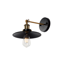DAMON ΑΠΛΙΚΑ 1XE27 ΜΑΥΡΟ D230mm