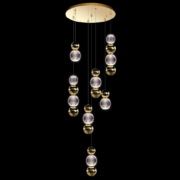 DIAMOND LED PENDANT 28W 3000K, GOLD