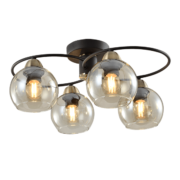 JAY ΠΟΛΥΦΩΤΟ 4XE27 ΜΑΥΡΟ/ΜΠΡΟΝΖΕ