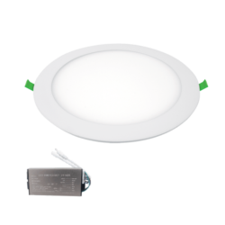 LED ΠΑΝΕΛ ΣΤΡΌΓΓΥΛΟ 7W 4000K IP65+ΚΙΤ ΑΣΦΑΛΕΙΑΣ