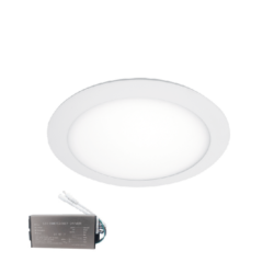 LED ΠΑΝΕΛ ΣΤΡΌΓΓΥΛΟ 10W 6500K IP65+ΚΙΤ ΑΣΦΑΛΕΙΑΣ