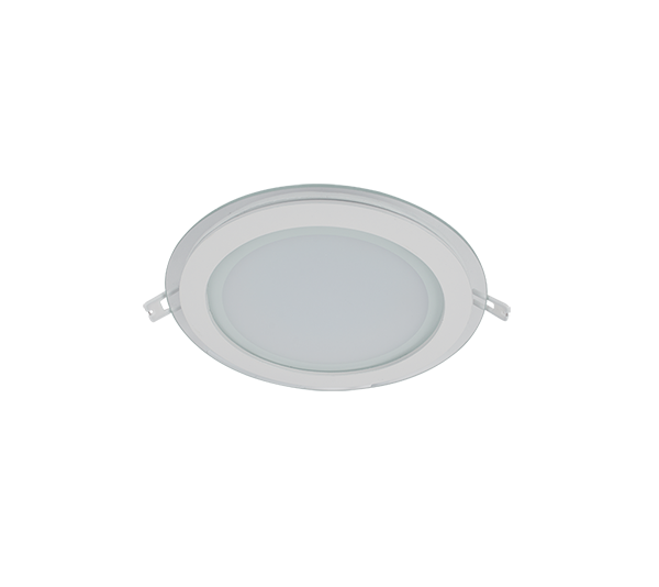 99LED640-2 LED ΠΑΝΕΛ ΣΤΡΟΓΓΥΛΟ ΜΕ ΓΥΑΛΙ 18W 4000K - Image 1