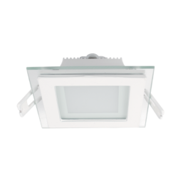 LED ΠΑΝΕΛ ΤΕΤΡΑΓΩΝΟ ΜΕ ΓΥΑΛΙ 6W 2700K