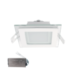 LED ΠΑΝΕΛ ΤΕΤΡΑΓΩΝΟ ΜΕ ΓΥΑΛΙ 6W 2700K+ ΚΙΤ ΑΣΦΑΛΕΙΑΣ