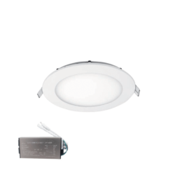 STELLAR LED ΠΑΝΕΛ ΣΤΡΟΓΓΥΛΟ ΧΩΝΕΥΤΟ 12W 4000K+ ΚΙΤ ΑΣΦΑΛΕΙΑΣ