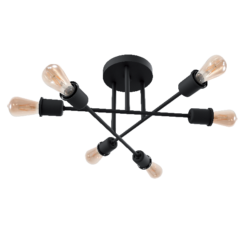 SALLY ΠΟΛΥΦΩΤΟ 6XE27 ΜΑΥΡΟ