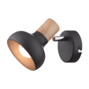 ADDY ΣΠΟΤ 1XE14 ΜΑΥΡΟ ΜΑΥΡΟ/ΞΥΛΟ