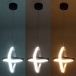 Bianca Κρεμαστό Φωτιστικό Οροφής LED CCT 20W AC 220-240V Μαύρο - Image 2