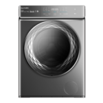 Elmark EL-1468DPH Πλυντήριο Στεγνωτήριο Ρούχων 10Kg/6Kg Με Inverter Μοτέρ & Ατμό Σκούρο Γκρι