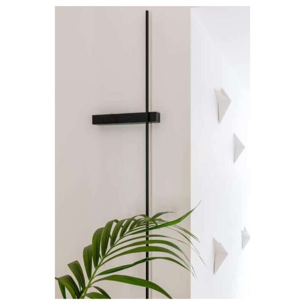 GB0111 LED Minimal Φωτιστικό Τοίχου 12W 60CM AC 85-265V 4000Κ Λευκό Ημέρας 960Lm Μαύρο - Image 2